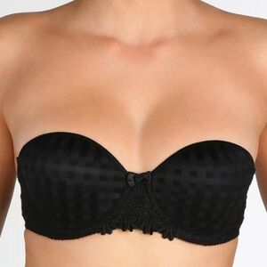 Marie Jo Black Non Padded Strapless Bra Size 32D